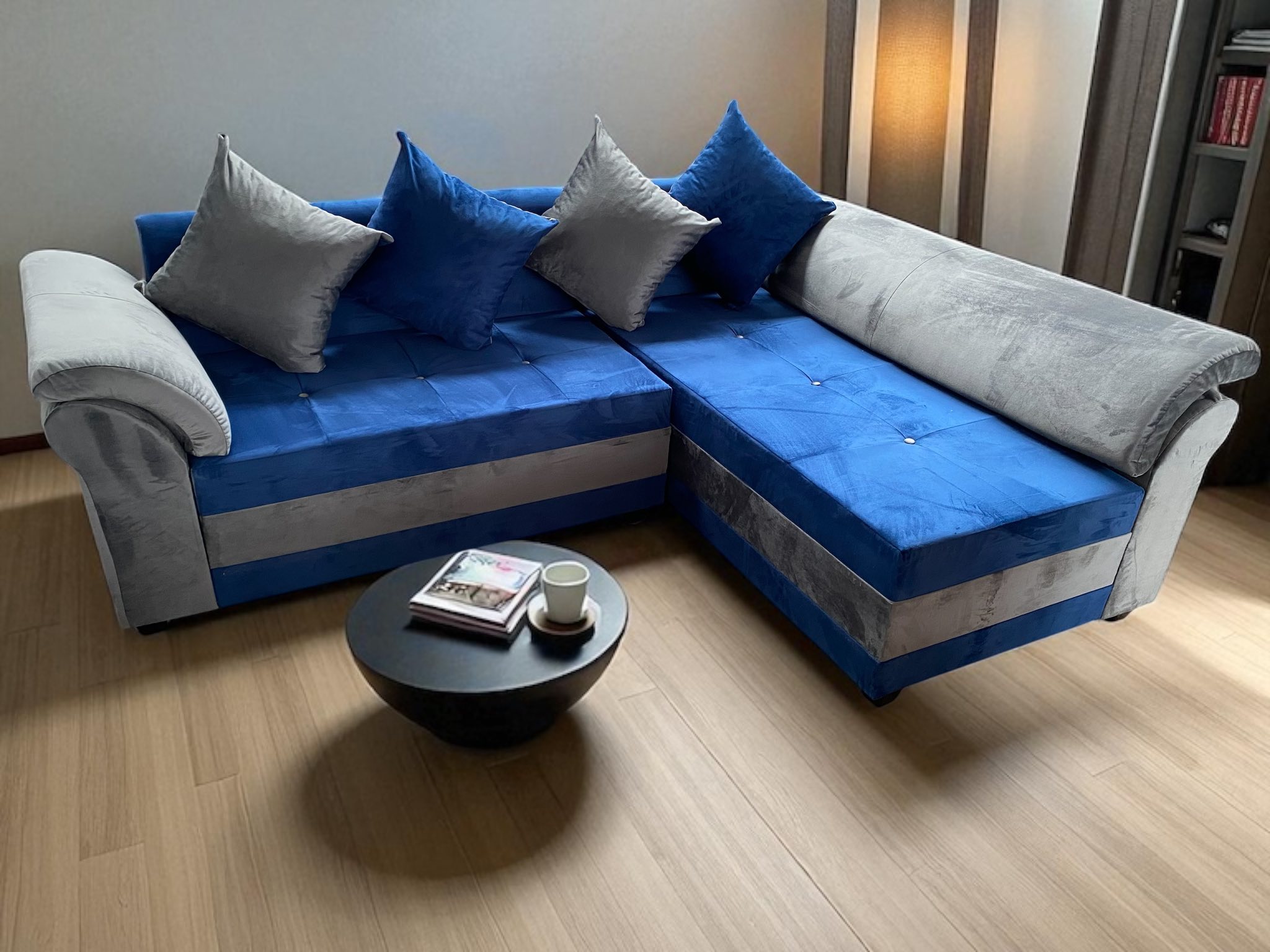 Esquinero Azul Bicolor